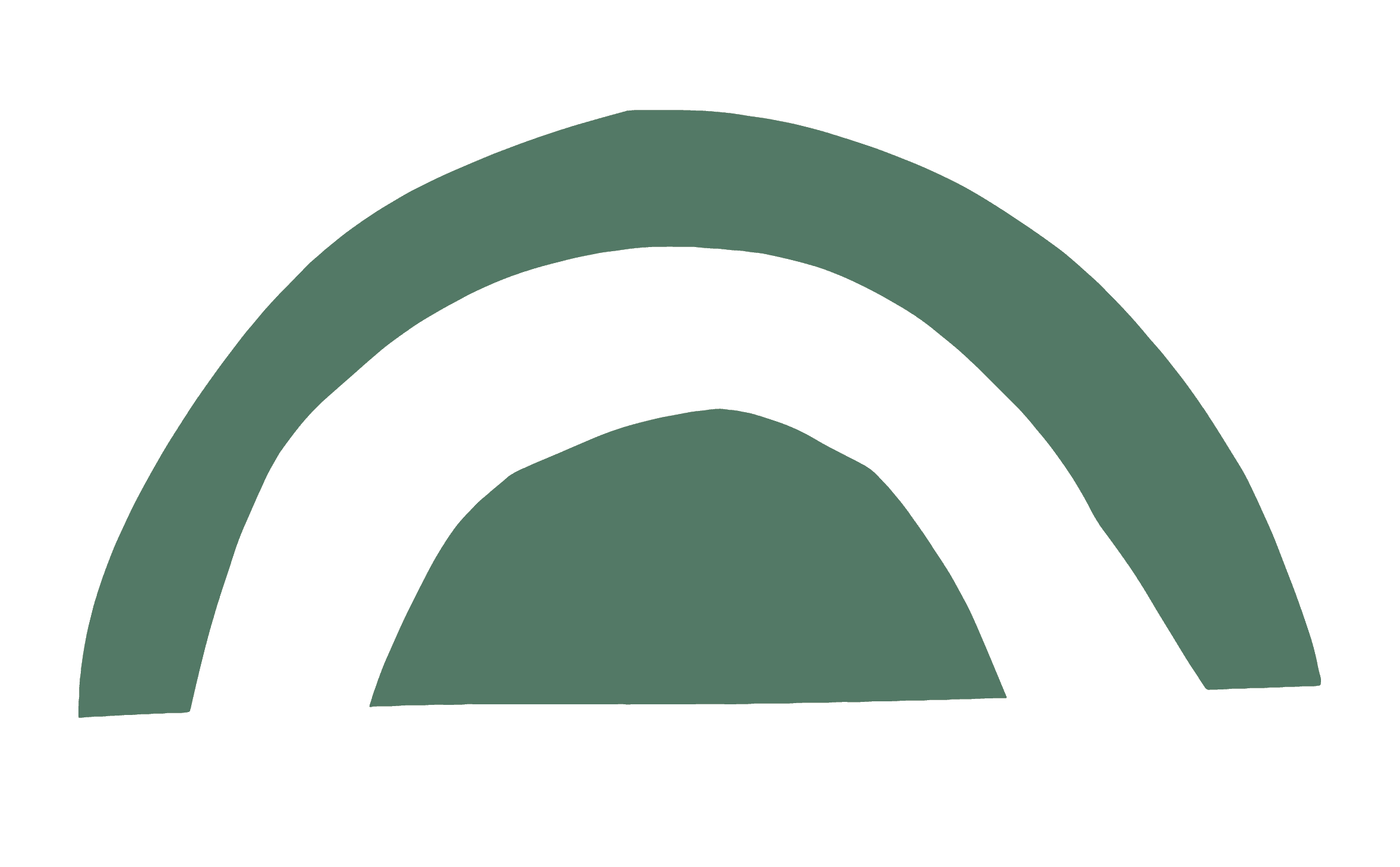 Arch shape green Find your Calm - Meditation - Breathwork