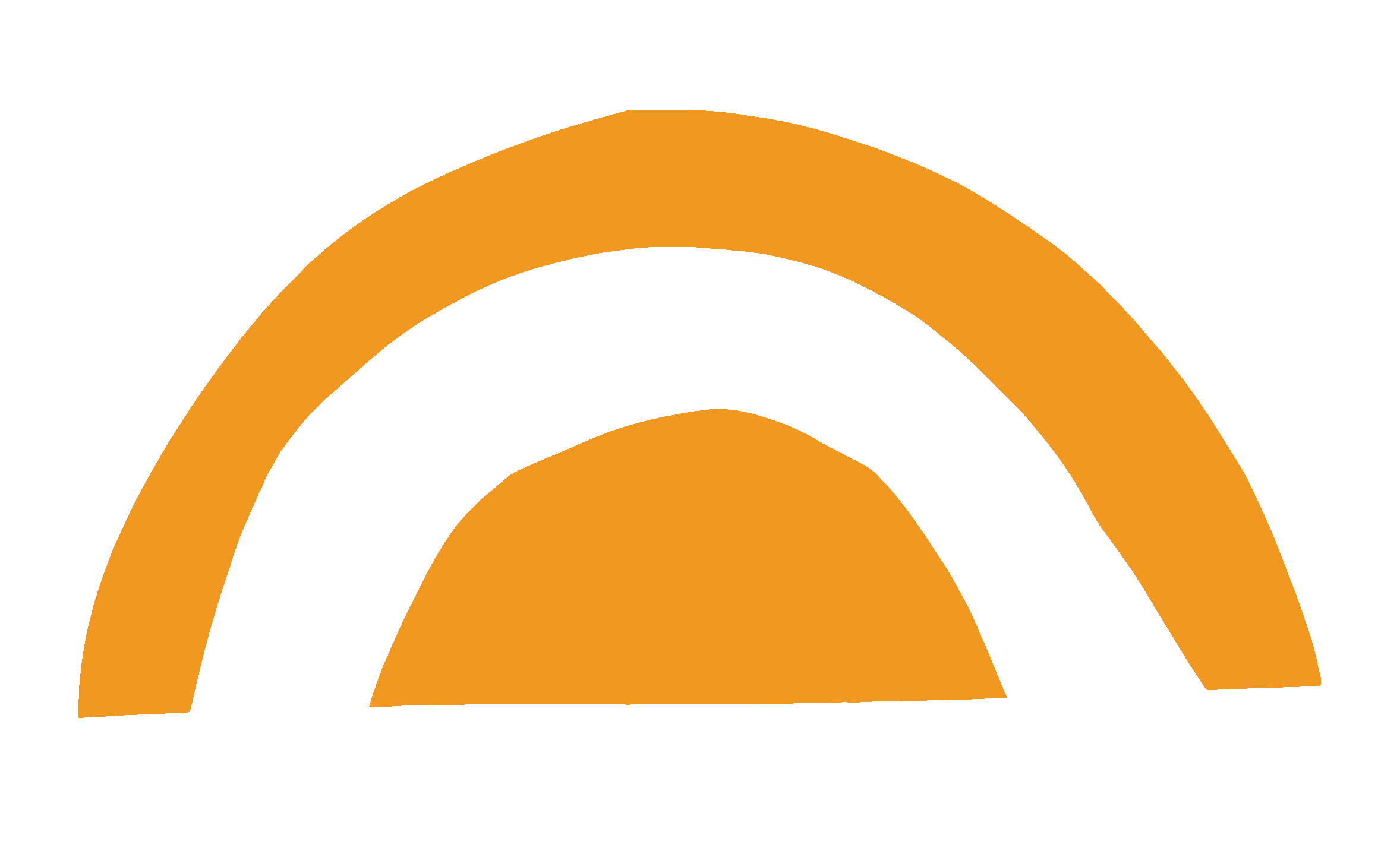 Arch shape yellow