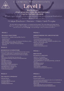 Entelechy level 1 - Program 1 - Geoff Rupp - Find your Calm