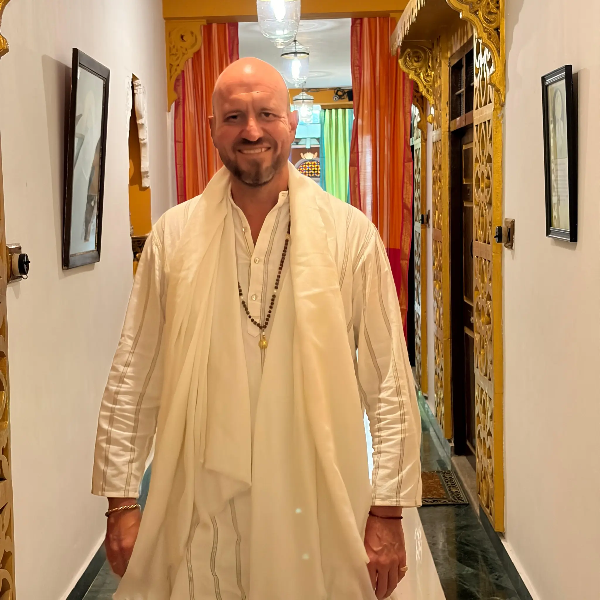 Geoff Rupp during training in India